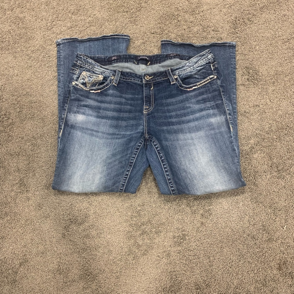 Vigoss Women's Boot Cut Jeans - Classic Denim